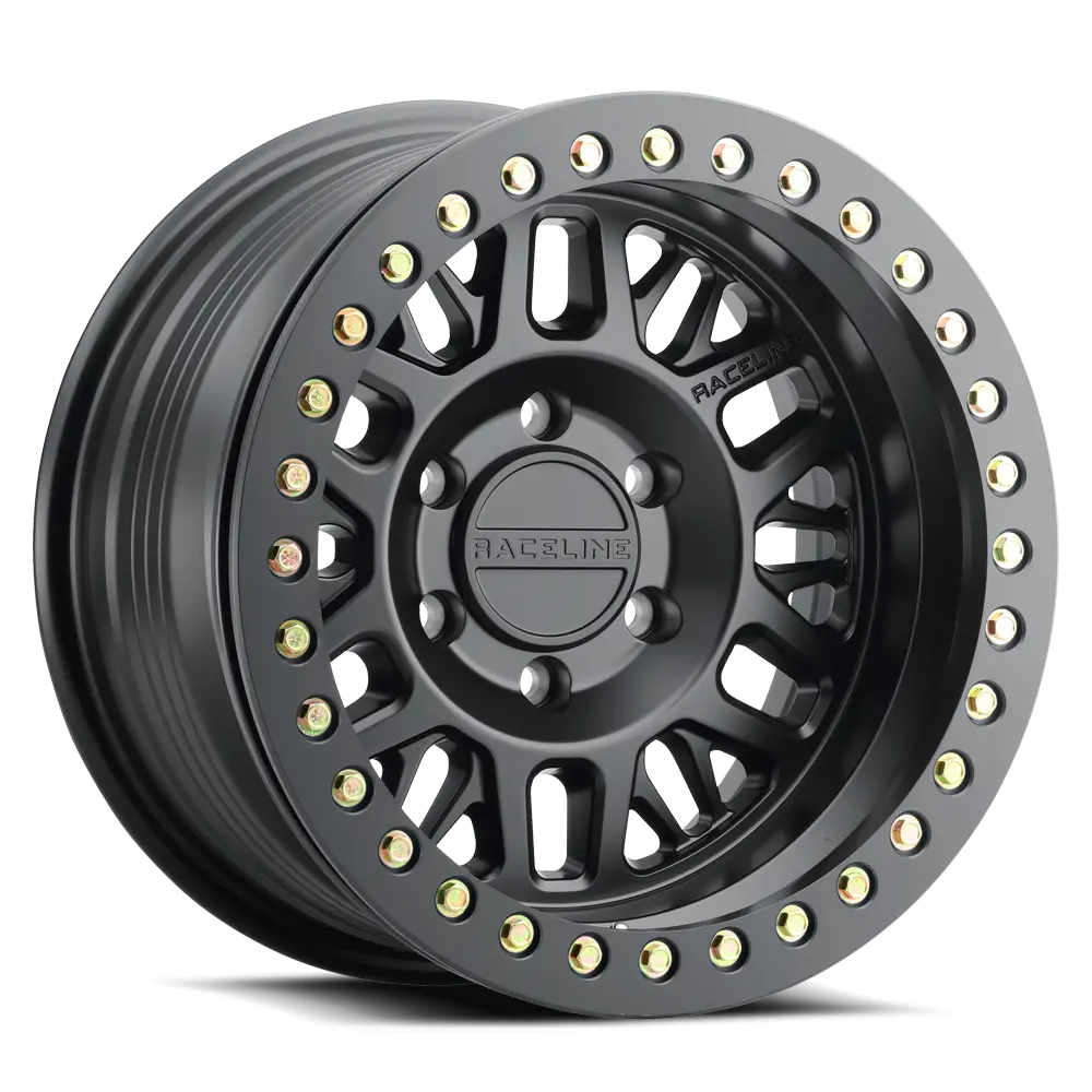 Rt951b Ryno Cast Beadlock - Satin Black W/Black Beadlock Ring 1