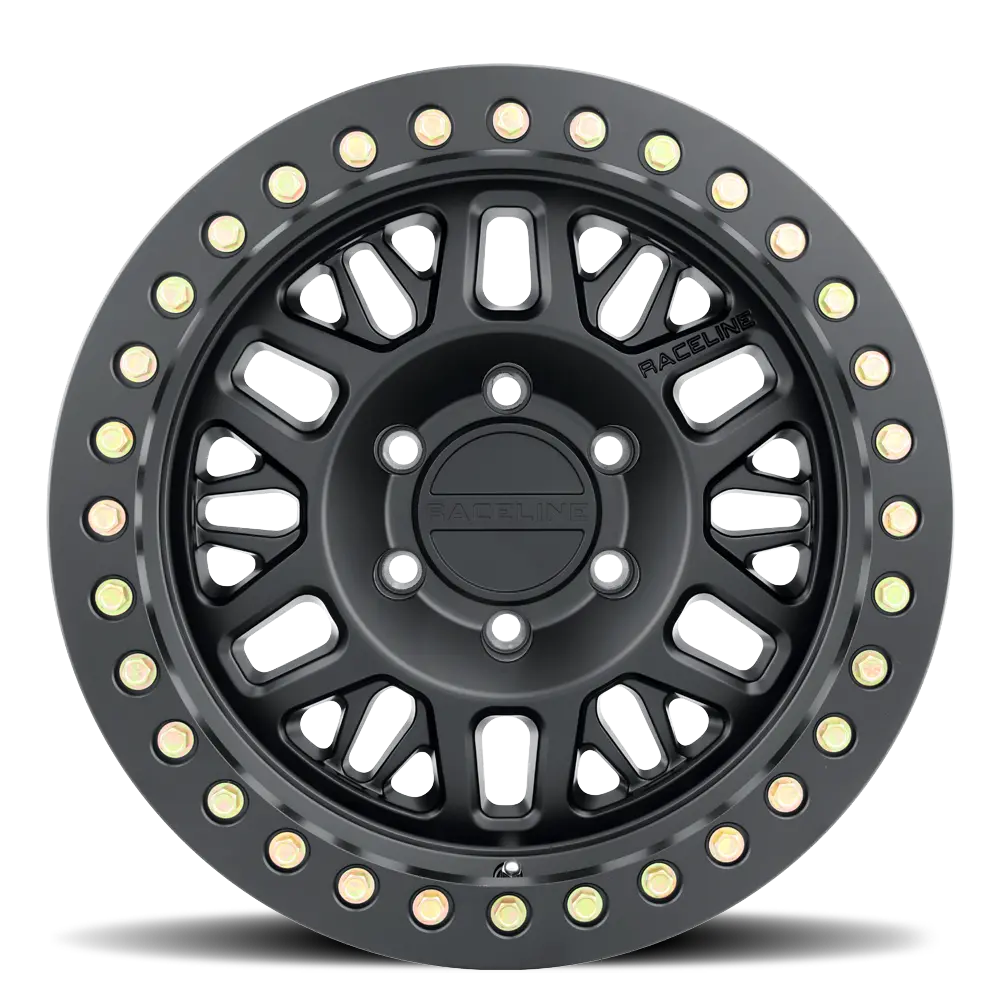 Rt951b Ryno Cast Beadlock - Satin Black W/Black Beadlock Ring 2