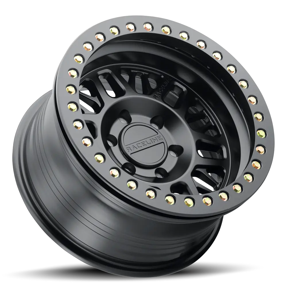 Rt951b Ryno Cast Beadlock - Satin Black W/Black Beadlock Ring 3