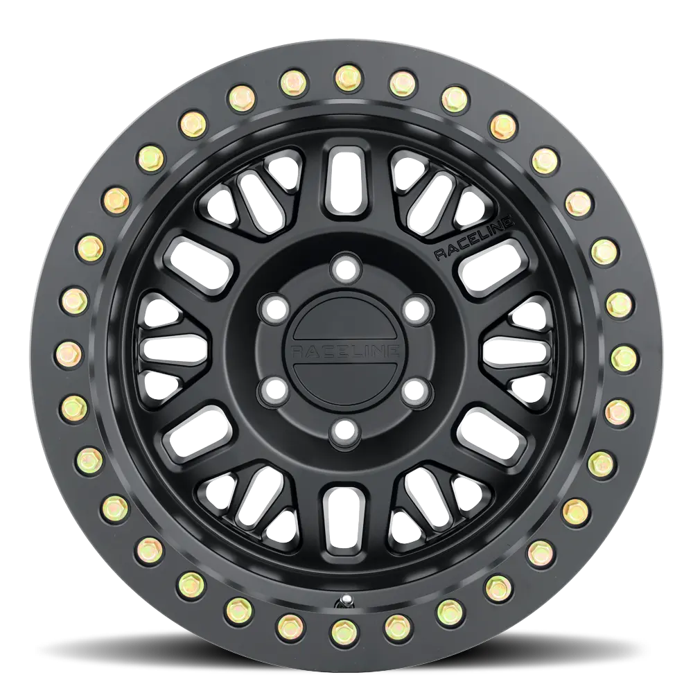 Rt951b Ryno Cast Beadlock - Satin Black W/Black Beadlock Ring 5