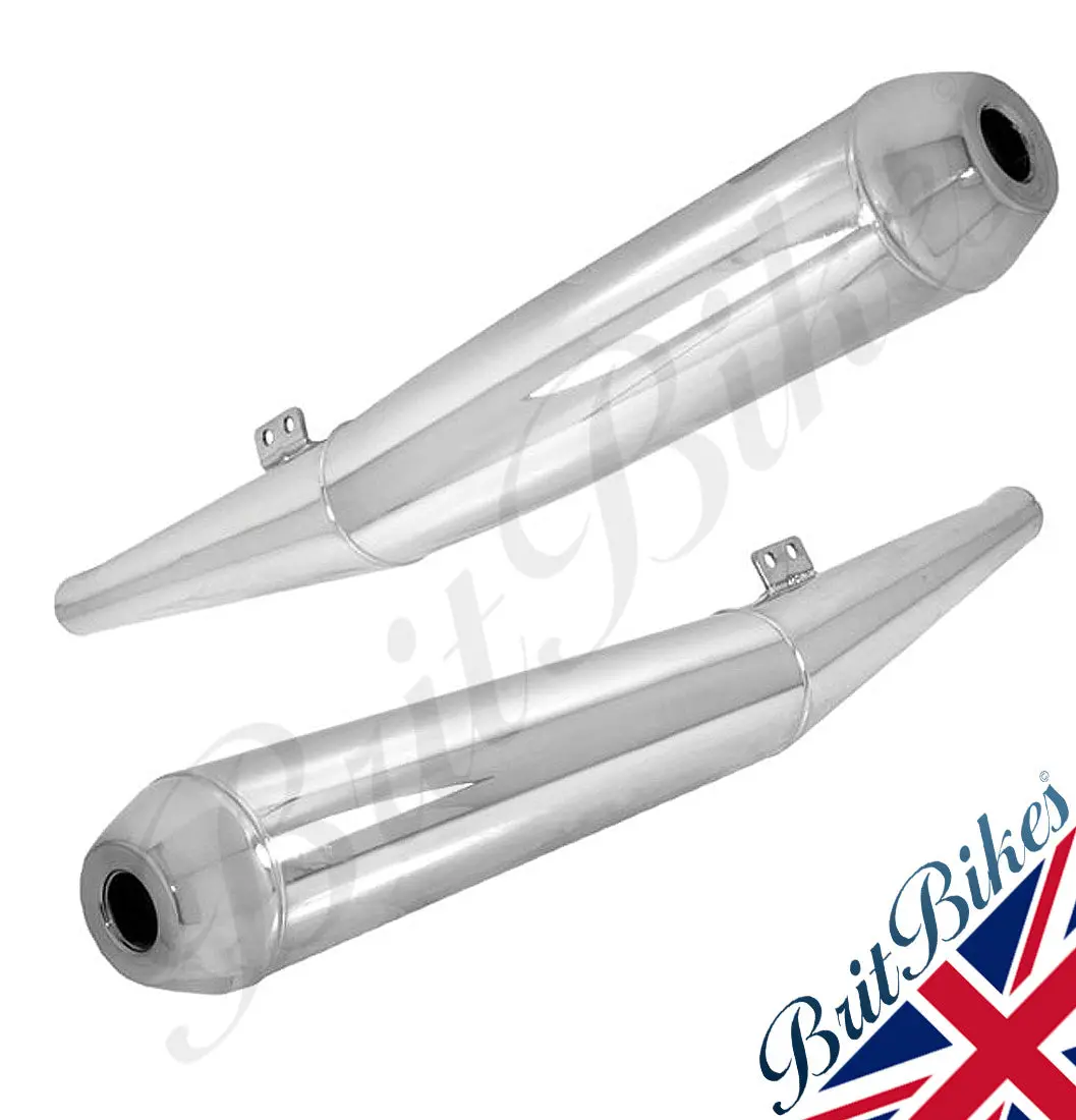 Exhaust Silencers Bmw 1970 On  R60/6/7, R75/6/7, R80/7, R100/7 & R100s - Pair 1