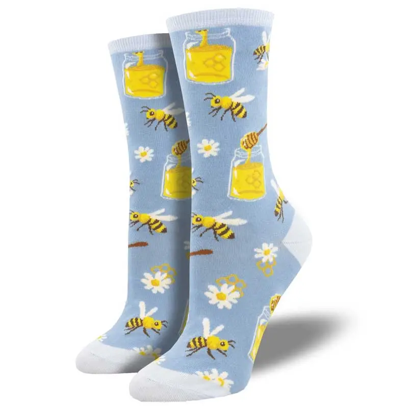'Bee My Honey' Women's Printed Socks 1