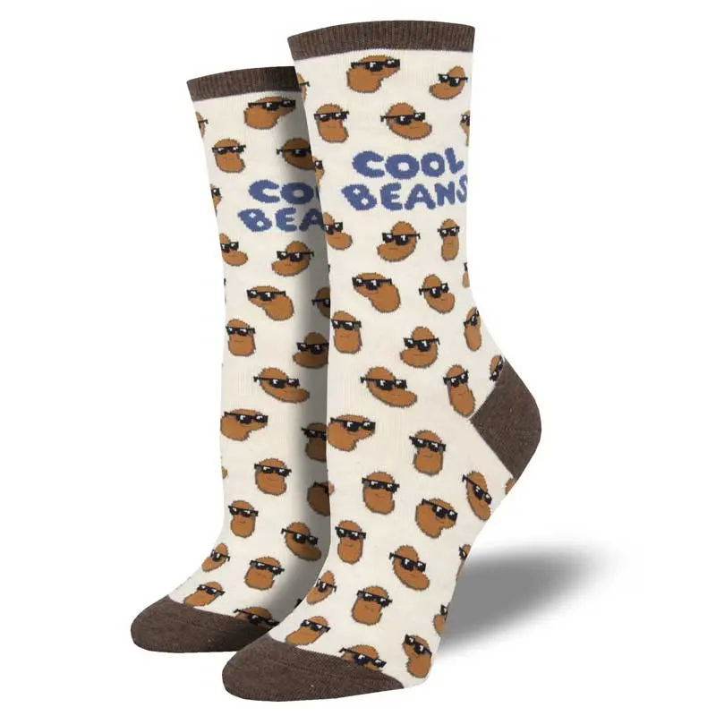 'Cool Beans' Women's Printed Socks 1