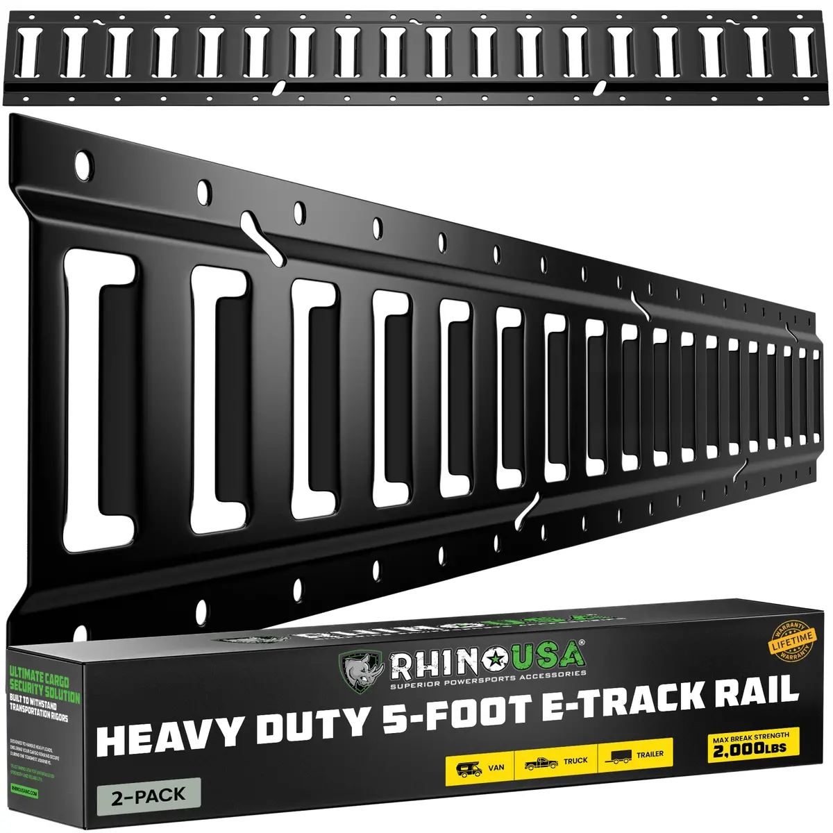 5Ft E-Track Tie-Down Rails 3