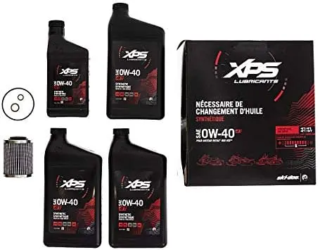 Ski Doo Maintenance And Oil Change Kit For 900 Ace Engines (0W40) 1
