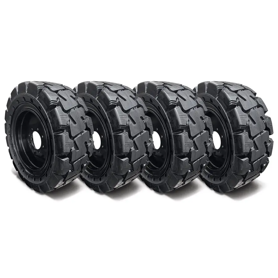 Skid Steer Tire 31X10x20 With 8-Hole Wheel-Non Directional Tread-Qty Of 4-(311020) Replaces (10165) 1