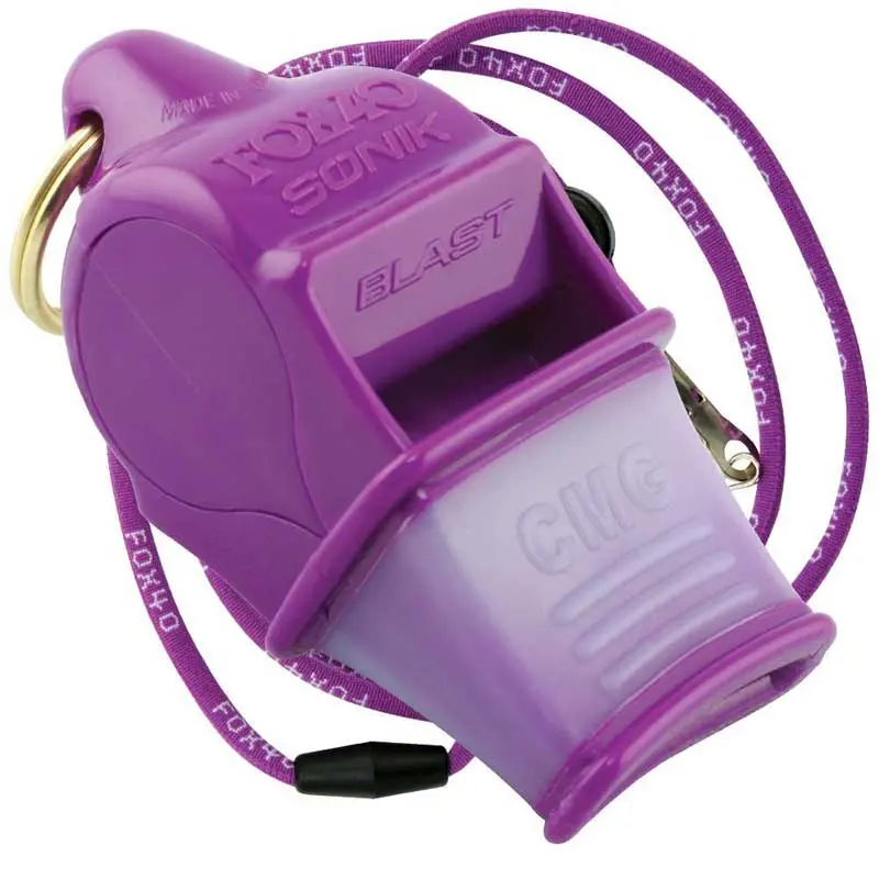 Fox 40 Sonik Blast Pealess Whistle W/ Lanyard 7