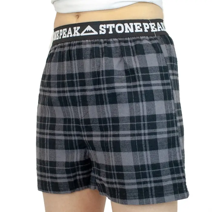 Adult Stone Peak Flannel Boxers 1