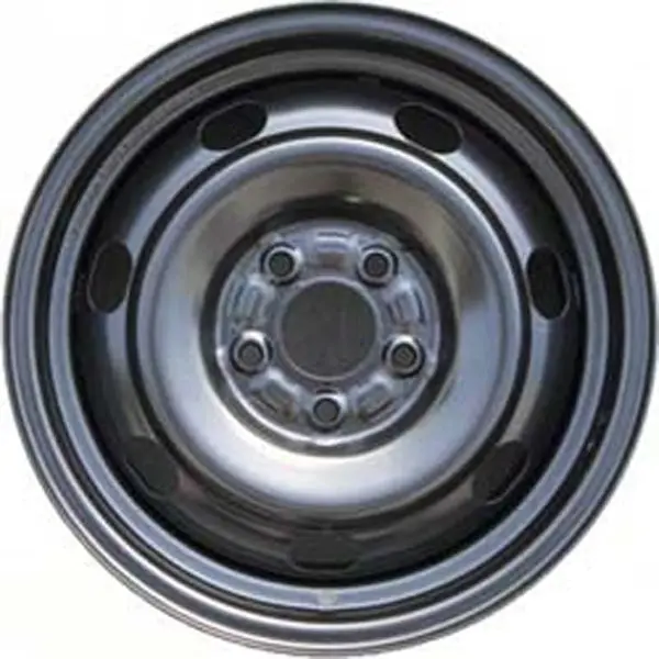 New 16" 2006-2009 Ford Fusion Black Replacement Steel Wheel - 3631 1