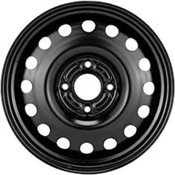 New 15" 2011-2019 Ford Fiesta Black Replacement Steel Wheel - 3869 1
