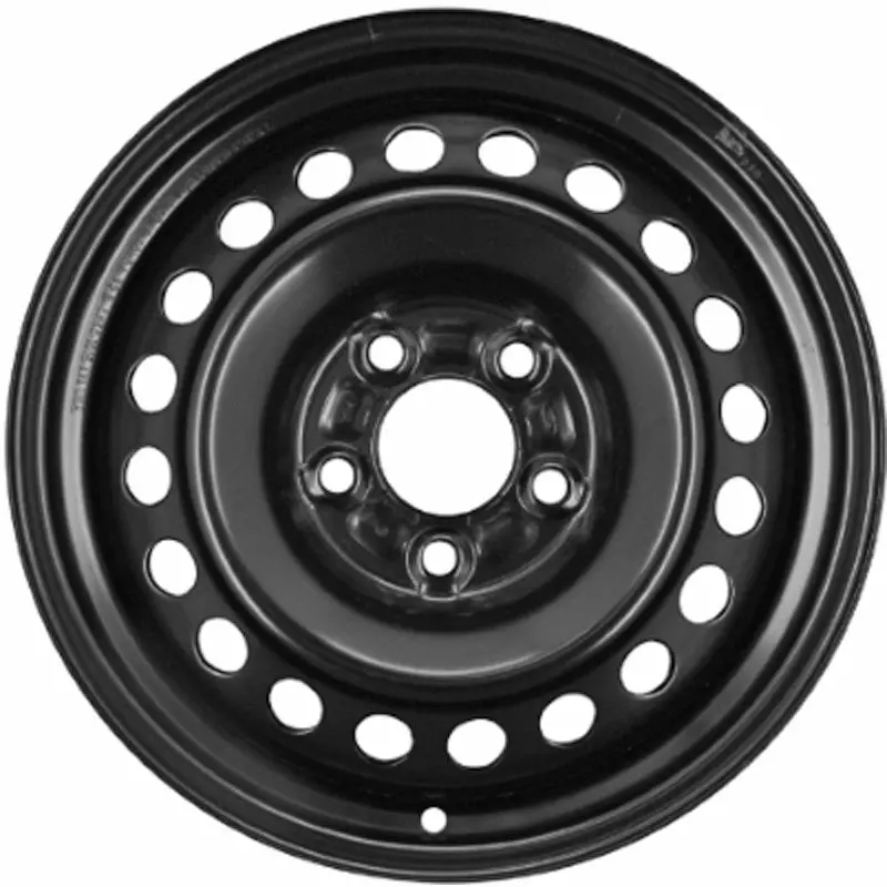 15" 2012-2018 Ford Focus Reconditioned Oem Black Steel Wheel - 3875 1