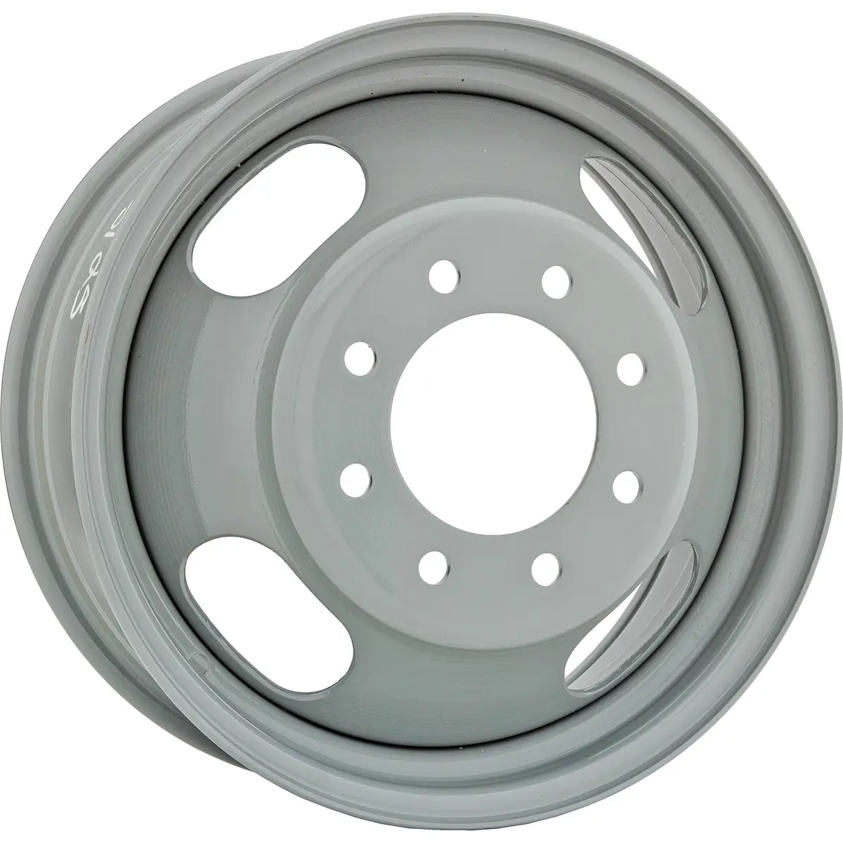 New 16" 2001-2007 Chevrolet Silverado 3500 Drw Silver Replacement Dually Steel Wheel 1
