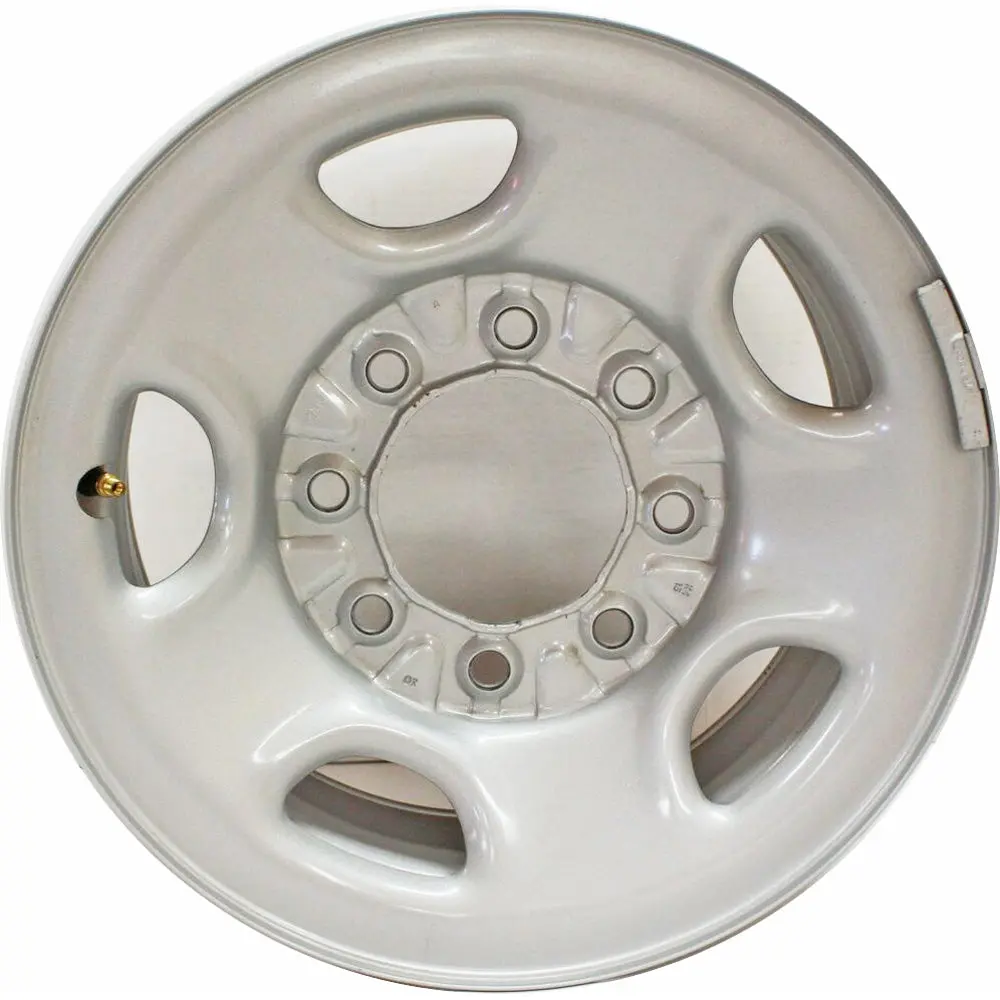 Used 16" 1999-2010 Chevrolet Silverado 2500 Factory Silver Steel Wheel - 5195 1