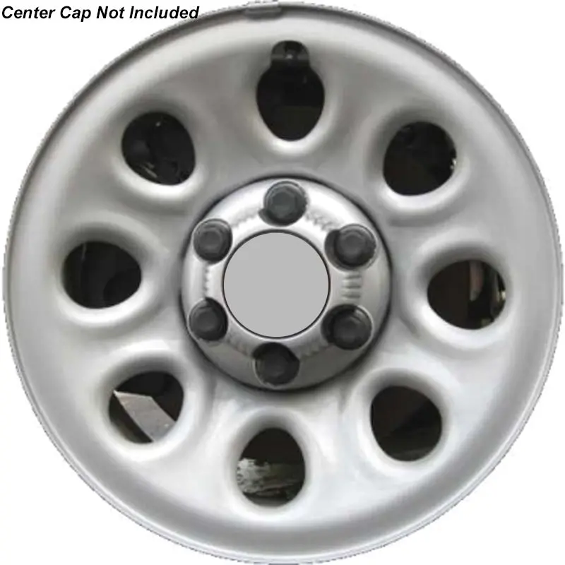 17" 2007-2013 Chevrolet Silverado 1500 Reconditioned Oem Silver Steel Wheel - 9595246 1
