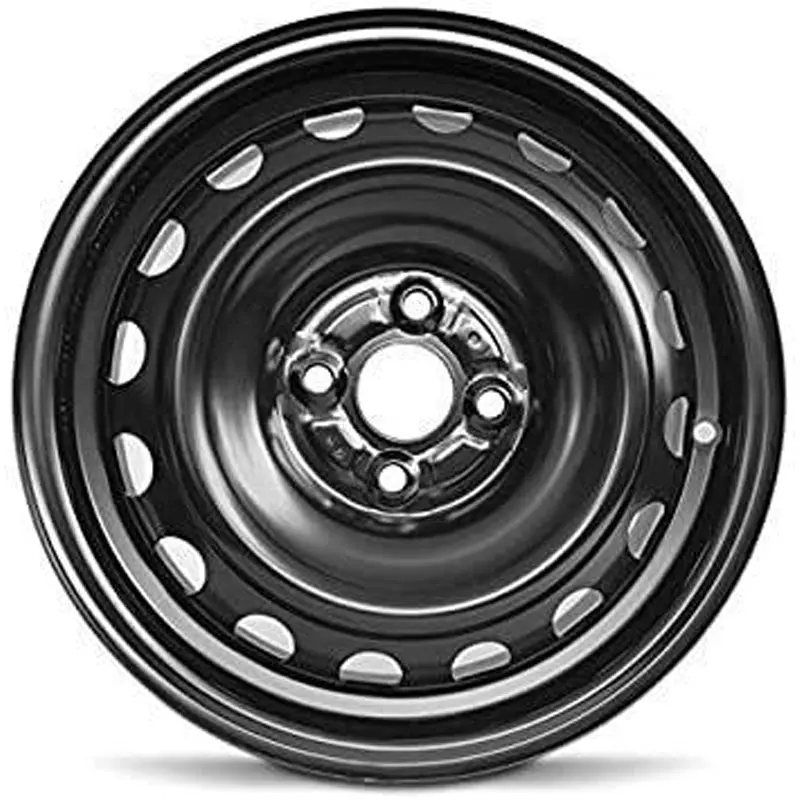 New 15" 2012-2019 Toyota Prius C Black Replacement Steel Wheel - 69608 1