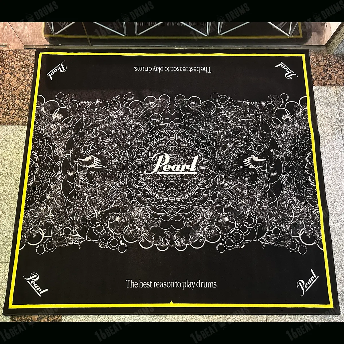 Pearl Drums X 16 Beat Drums Exclusive Drum Rug Drum Mat 1
