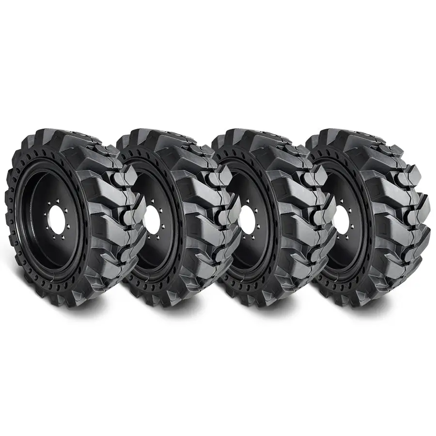 Skid Steer Tire 31X10x20 8-Hole Wheel-R-4 Tread Pattern-Qty Of 4-(311020) Replaces (10165) 1