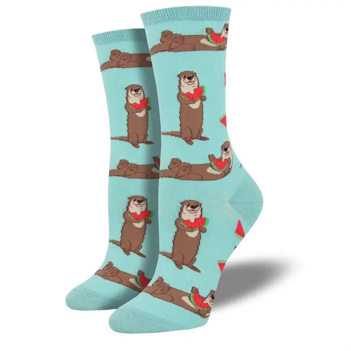 'Ottermelon' Women's Printed Socks 1