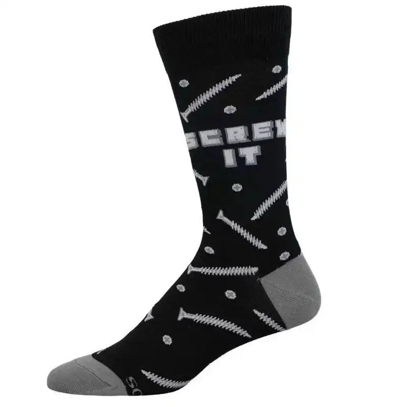 'Screw It' Men's Printed Socks 1
