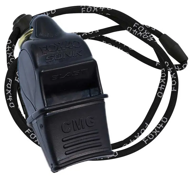 Fox 40 Sonik Blast Pealess Whistle W/ Lanyard 4