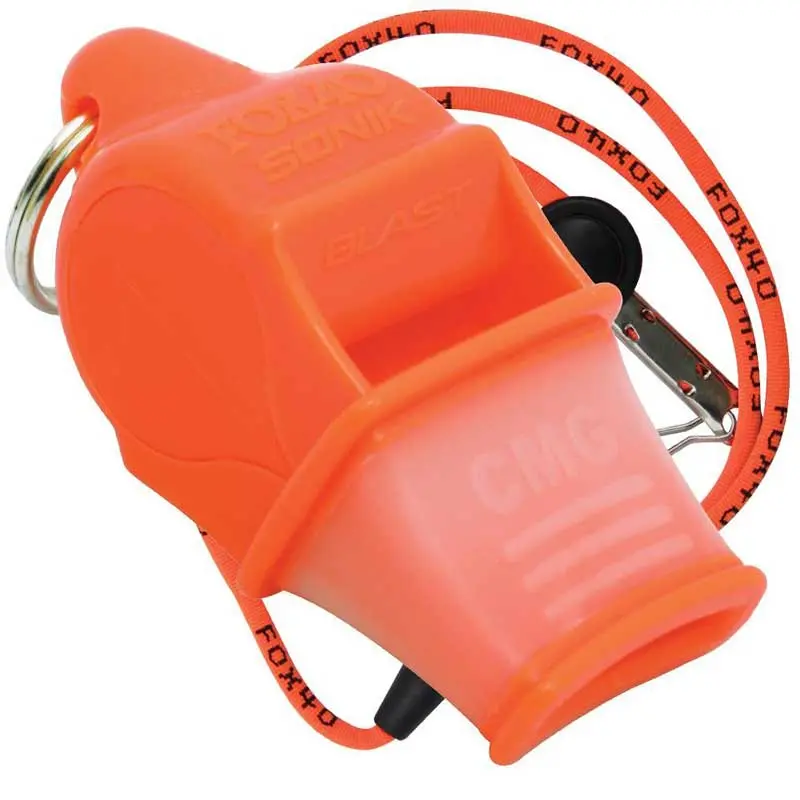 Fox 40 Sonik Blast Pealess Whistle W/ Lanyard 5