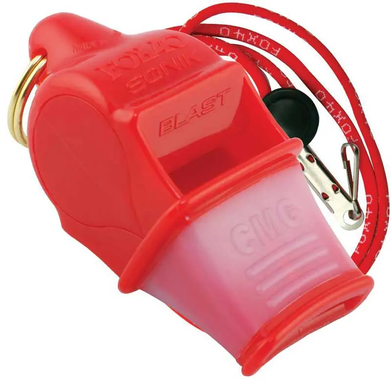 Fox 40 Sonik Blast Pealess Whistle W/ Lanyard 2