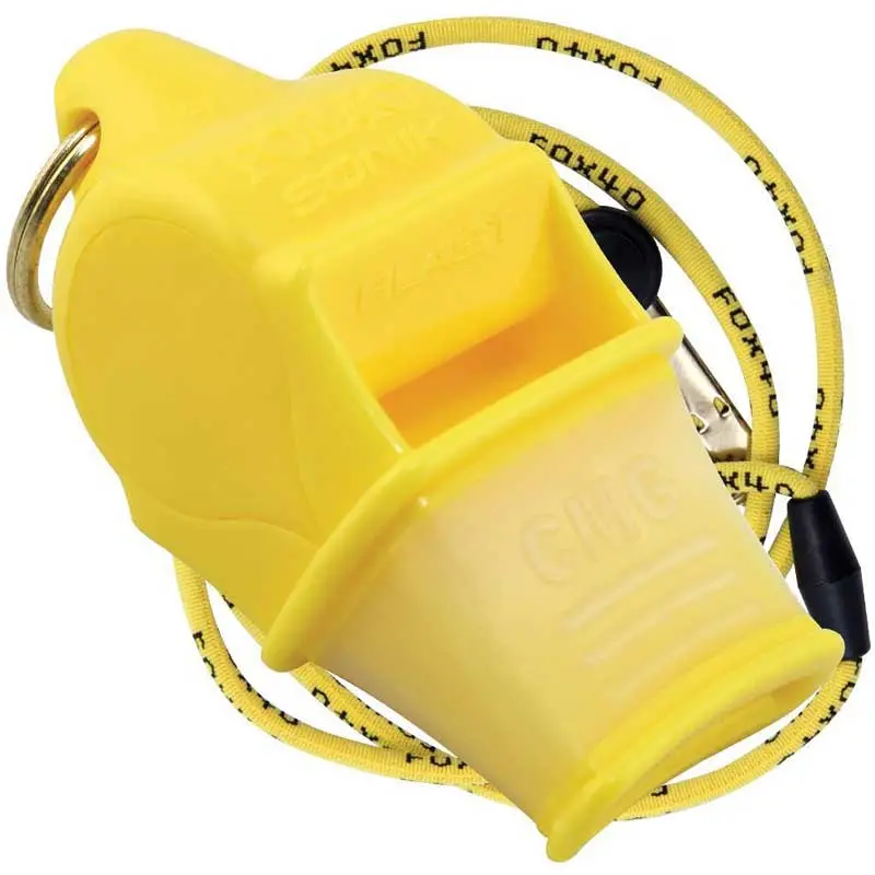 Fox 40 Sonik Blast Pealess Whistle W/ Lanyard 3