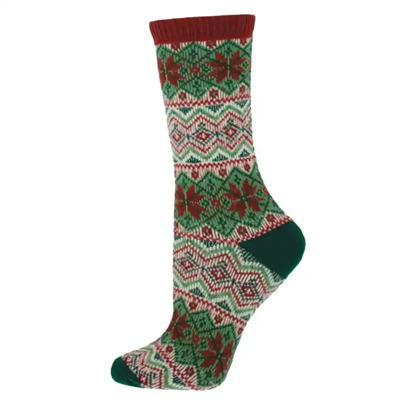 'Pray For Snow' Women's Sweater Socks 1