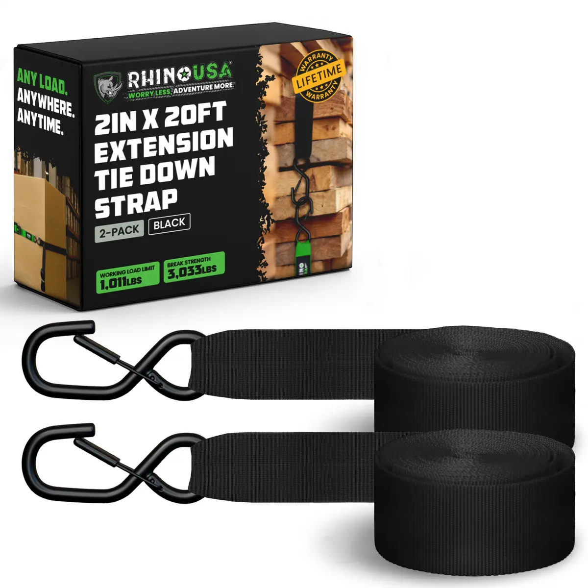 Ratchet Strap Extensions (2-Pack) 1