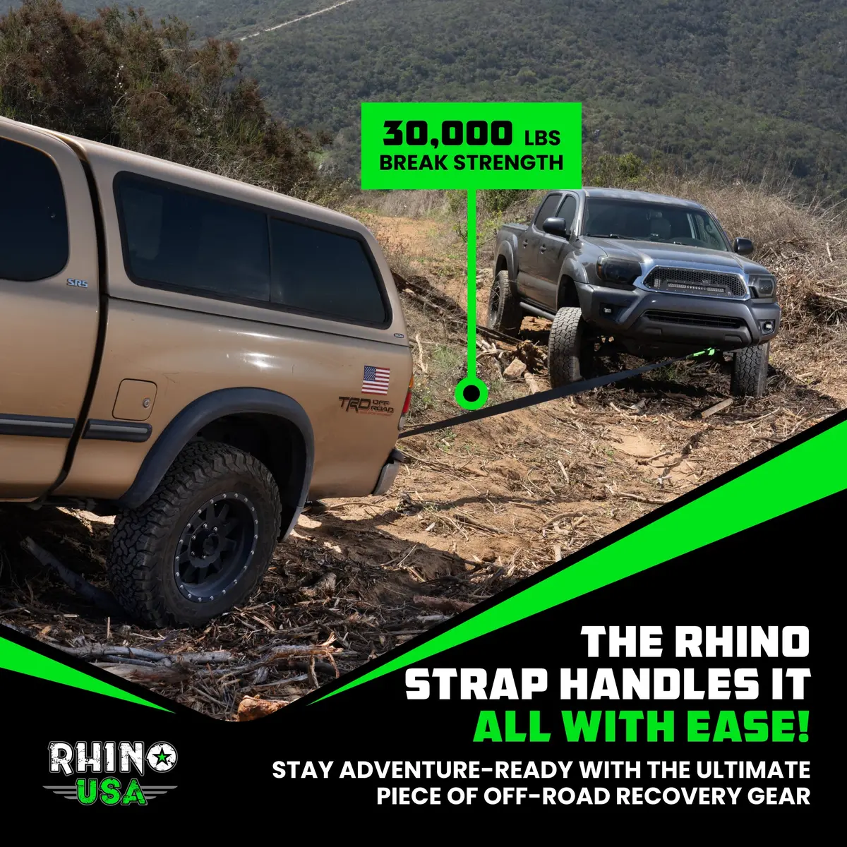 3" Ultimate Recovery Tow Strap 11
