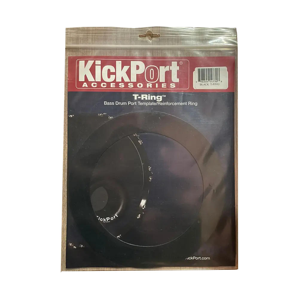 Kick Port Brand T Ring Black 5" 1