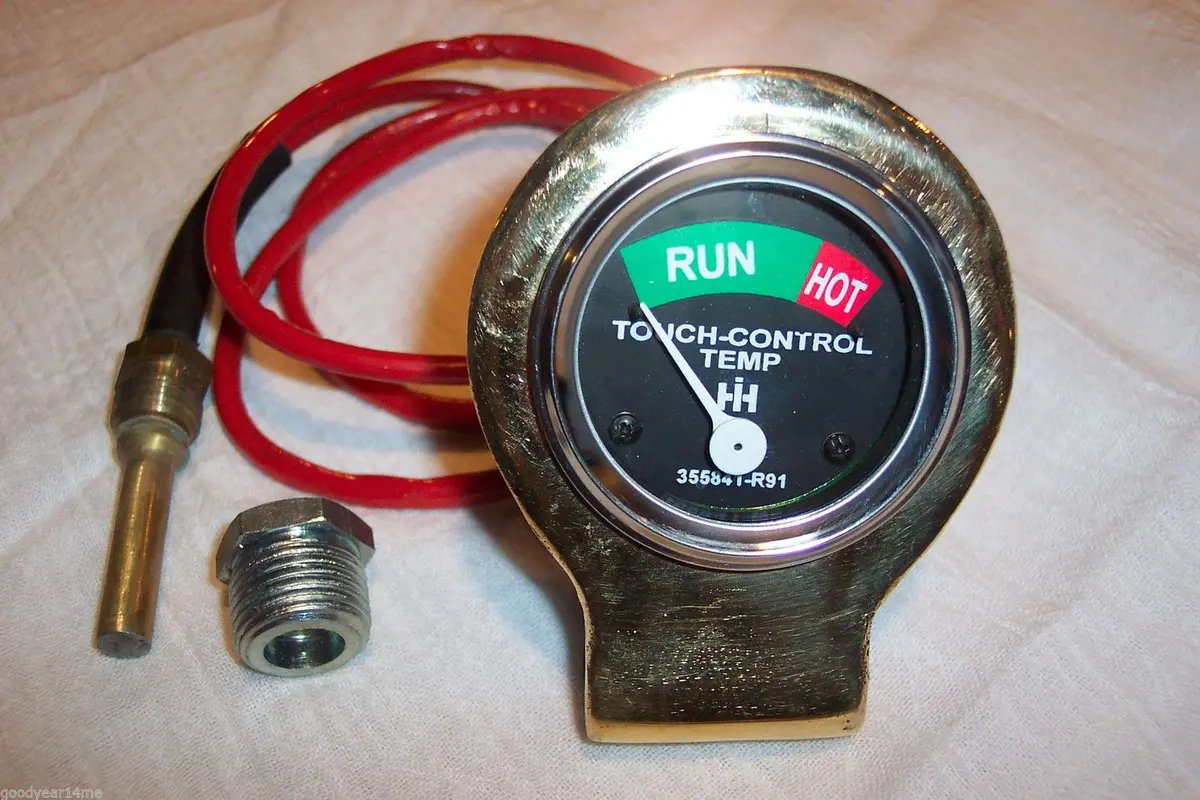 Touch Control Gauge Brass For Farmall Ih 100 130 140 200 Super A Av Sc 355841R91 1