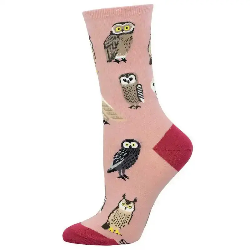 'Parliament Of Owls' Women's Printed Socks 1