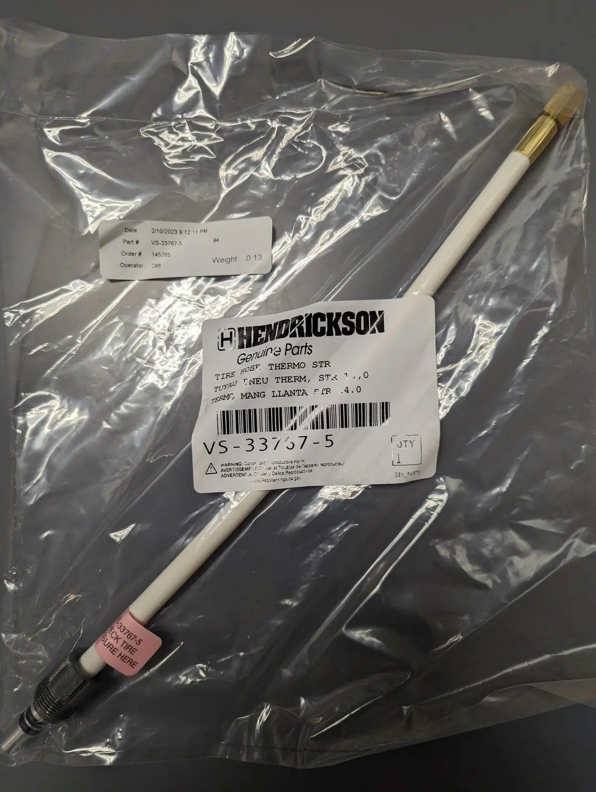 Vs-33767-5 Tire Hose, 22.5 1
