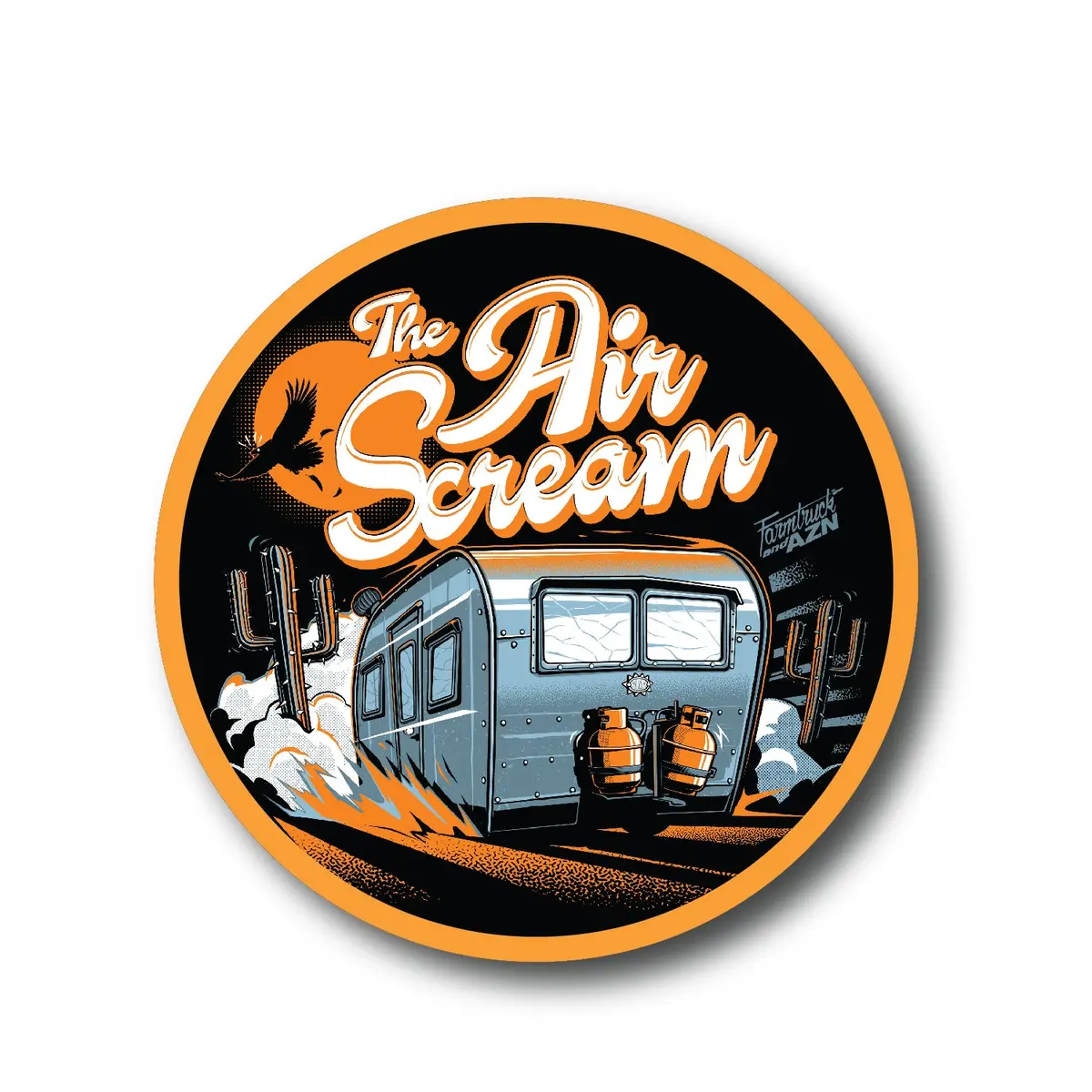 Air Scream Camper Car - Vehicle Sticker 1