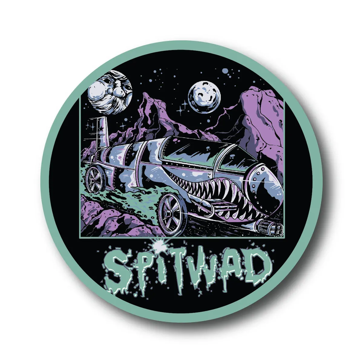 Spit Wad Air Cannon Car - Vehicle Sticker 1