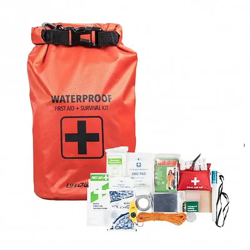 130Pc Dry Bag First Aid / Survival Kit 1