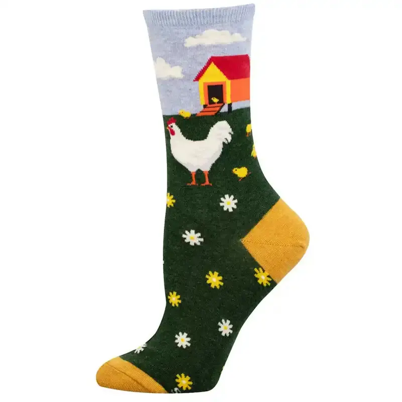 'Mother Hen' Women's Printed Socks 1