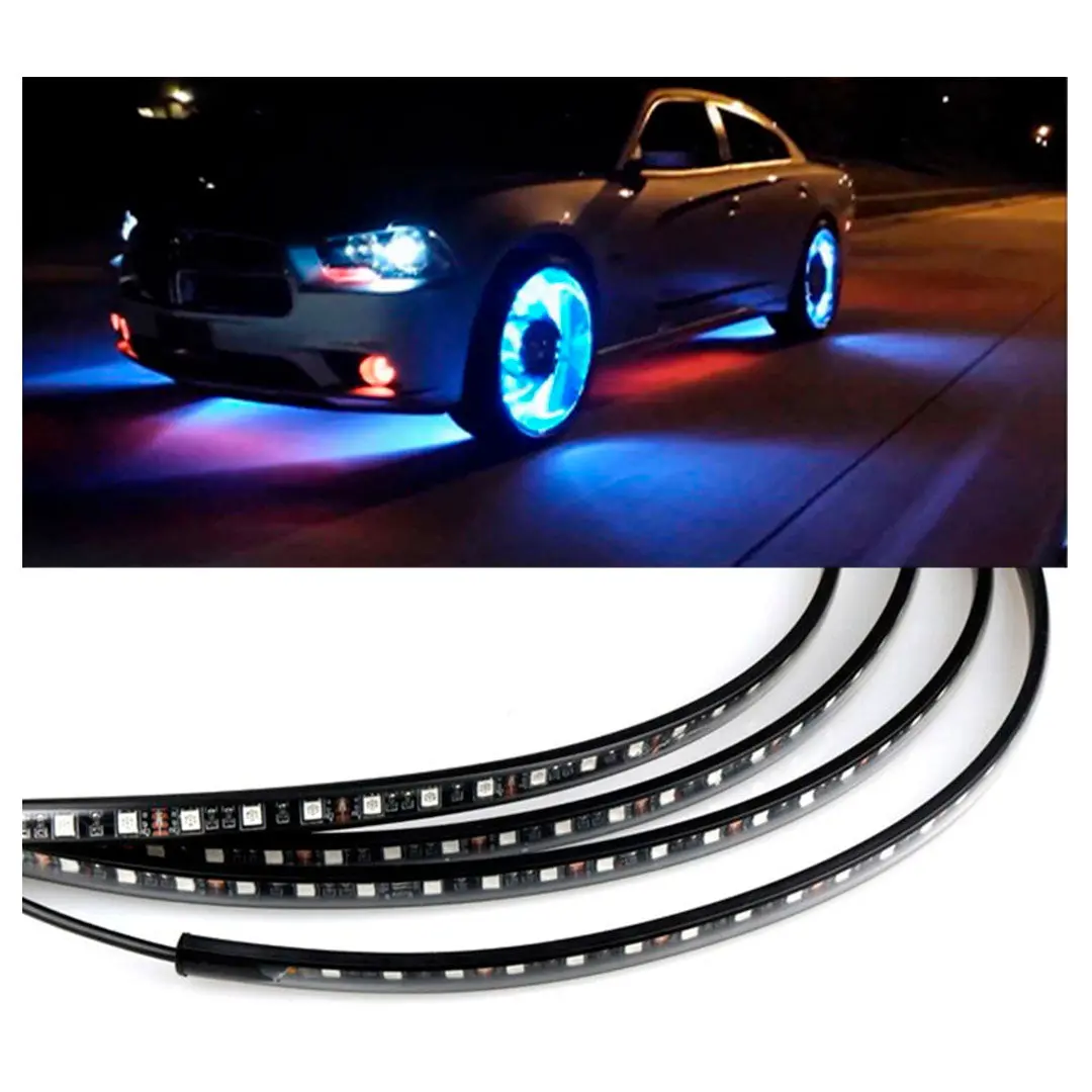 Set Luces Para Rines  Con Control 1