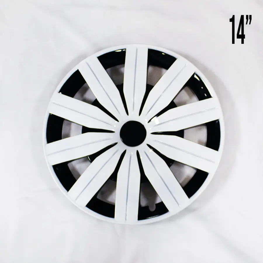 Copas Para Rin 14" Blanca/Negra 1