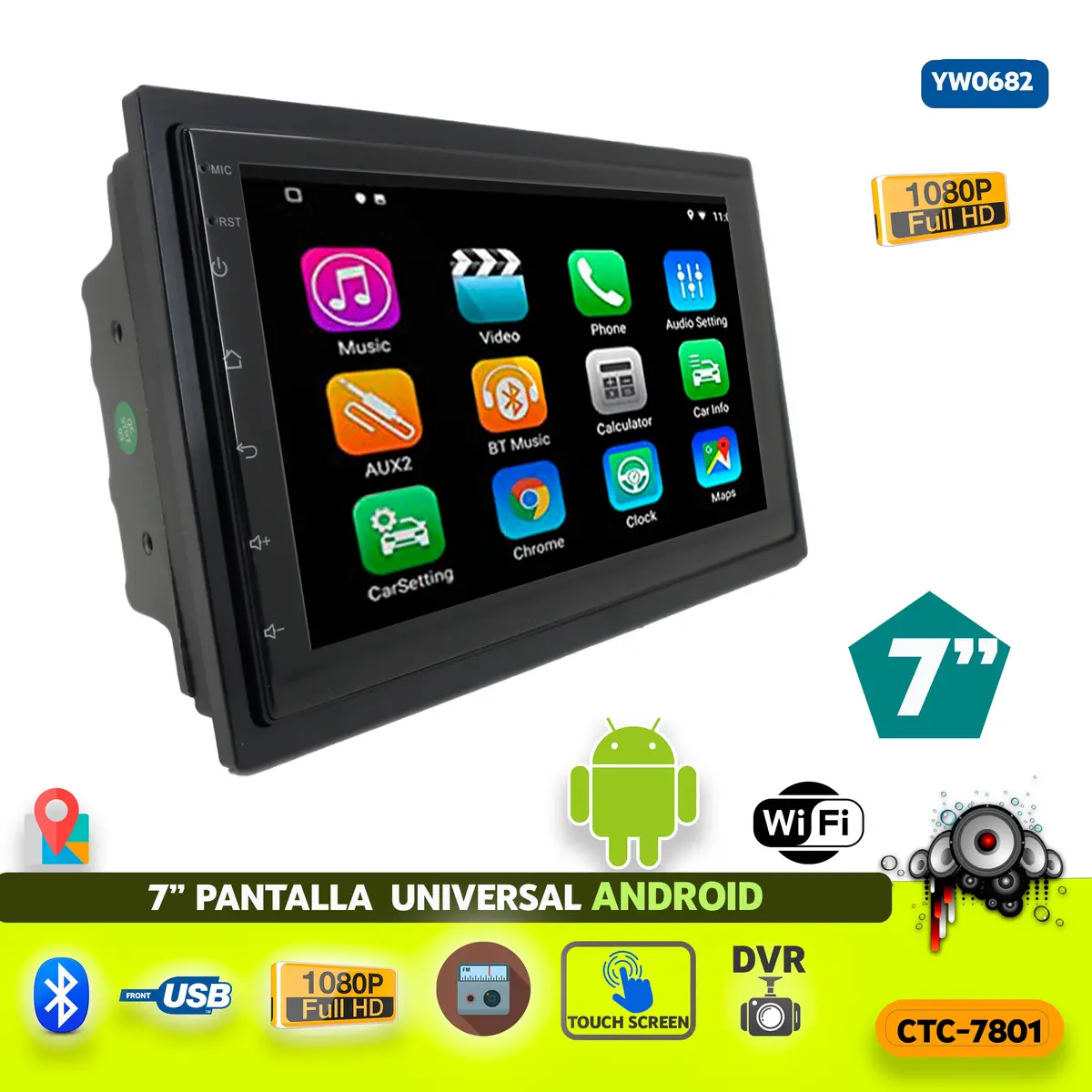 Equipo Multimedia7801 7-Inch, Android 12.2, 1+32G 1