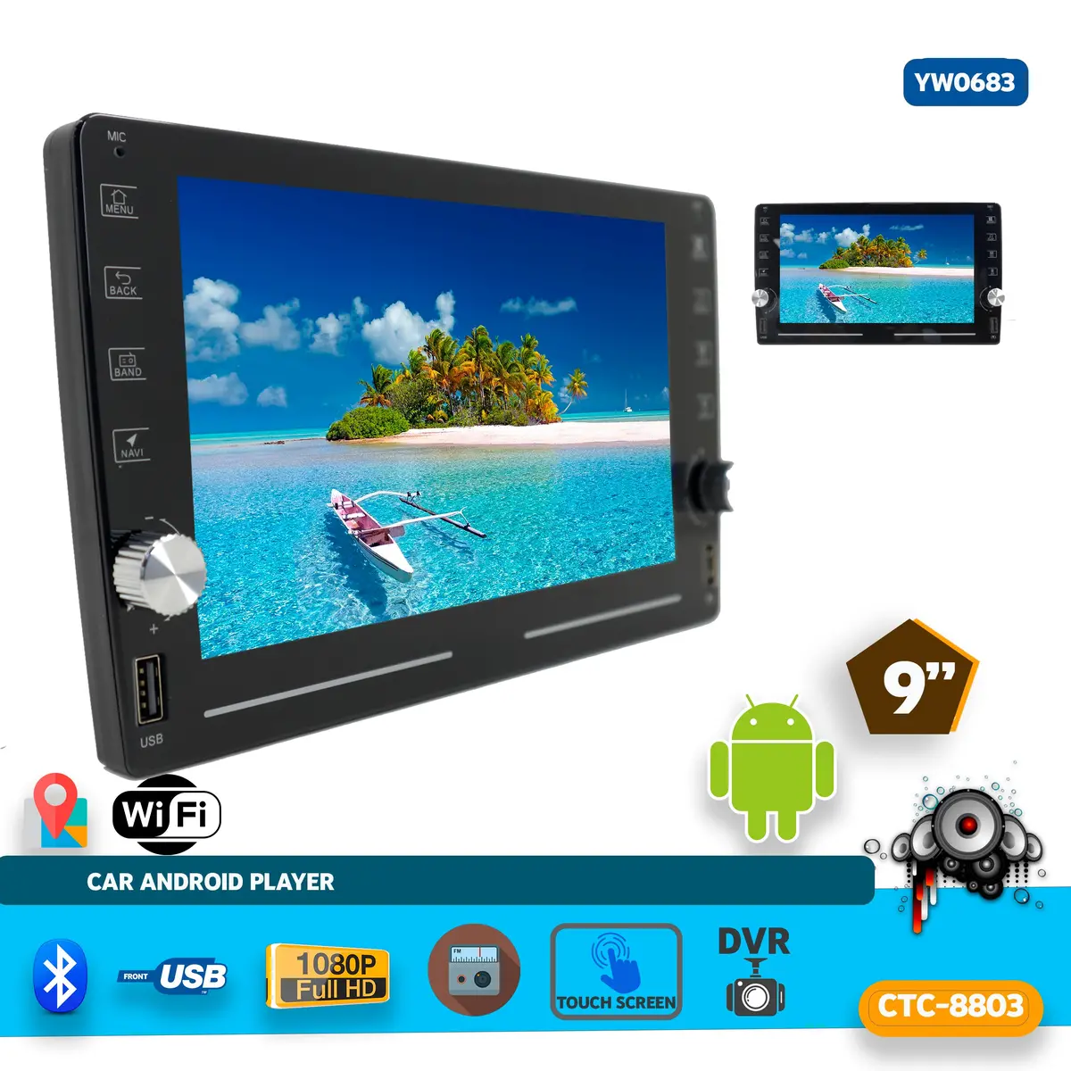 Equipo Multimedia 8803 8-Inch, Android 12.2, 1+32G 1