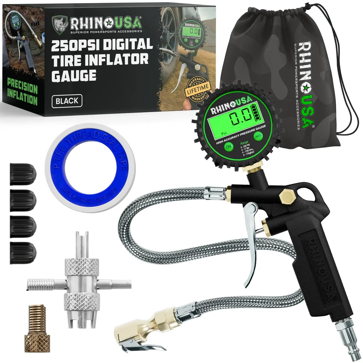 250 Psi Digital Inflator Gauge 1