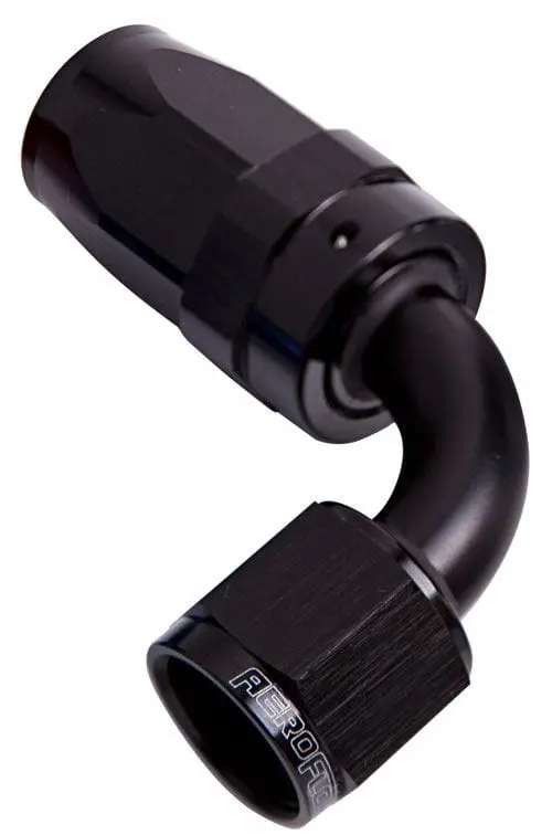 An-6 Black Tapered 90° Swivel Hose Fitting – 100 Series (Af103-06Blk) 1