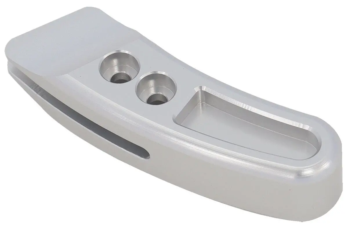 Bang Shift Extended Reverse Lockout Cover – Machined Aluminum, Silver Finish (Af72-9921) 1