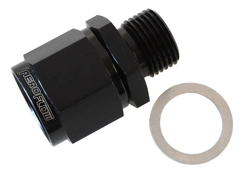 M18×1.5 Male To -10An Female Swivel Fitting – Af906-10-M18Blk 1