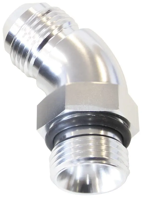 -12 Orb To -10 An Full-Flow Adapter With 45° Orb Fitting — Precision Machined Aluminum, Af902-10-12S 1