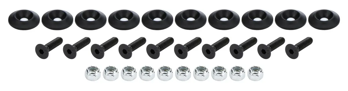 Allstar Performance All18680 Zinc-Coated Body Fasteners – 50-Piece Assortment Kit 1