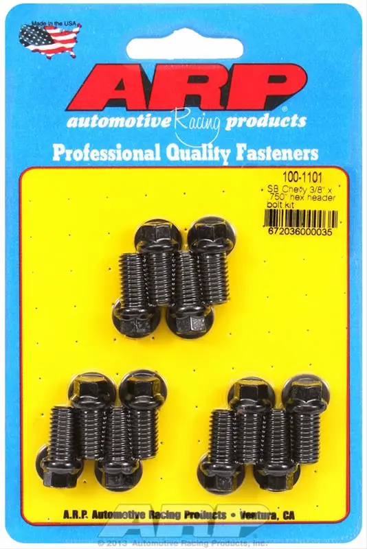 Arp Chromoly Header Bolt Kit – Black Oxide Finish, 100-1101 1