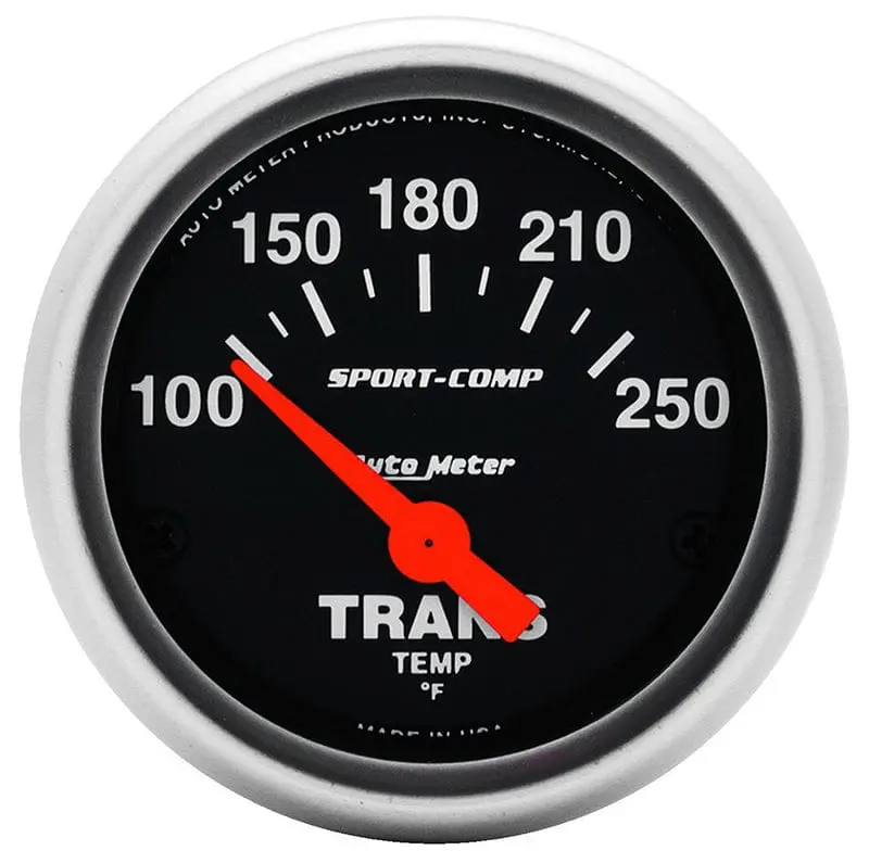Sport-Comp Transmission Temperature Gauge – 2.5" Dial, Au3357 1